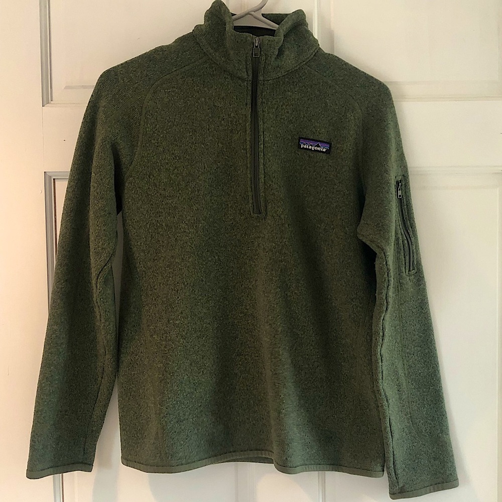 Patagonia Green Women’s Better Sweater Quarter-Zip Fleece Pullover